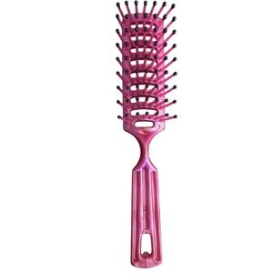 Pink Unbranded Vented Brush With Black Ball Tip‎ 7 Inches Long USA Made